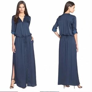 Vince Deep Blue Maxi Dress